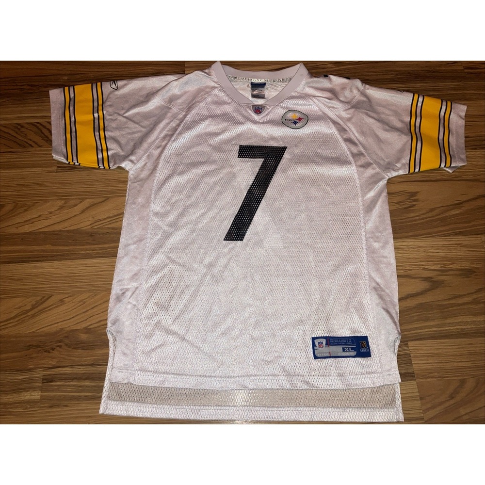 Reebok On Field Pittsburgh Steelers Ben Roethlisberger Jersey Sz Youth Xl 18/20